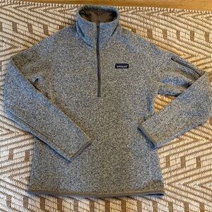 Women’s Patagonia Better Sweater 1/4 zip Fleece size small